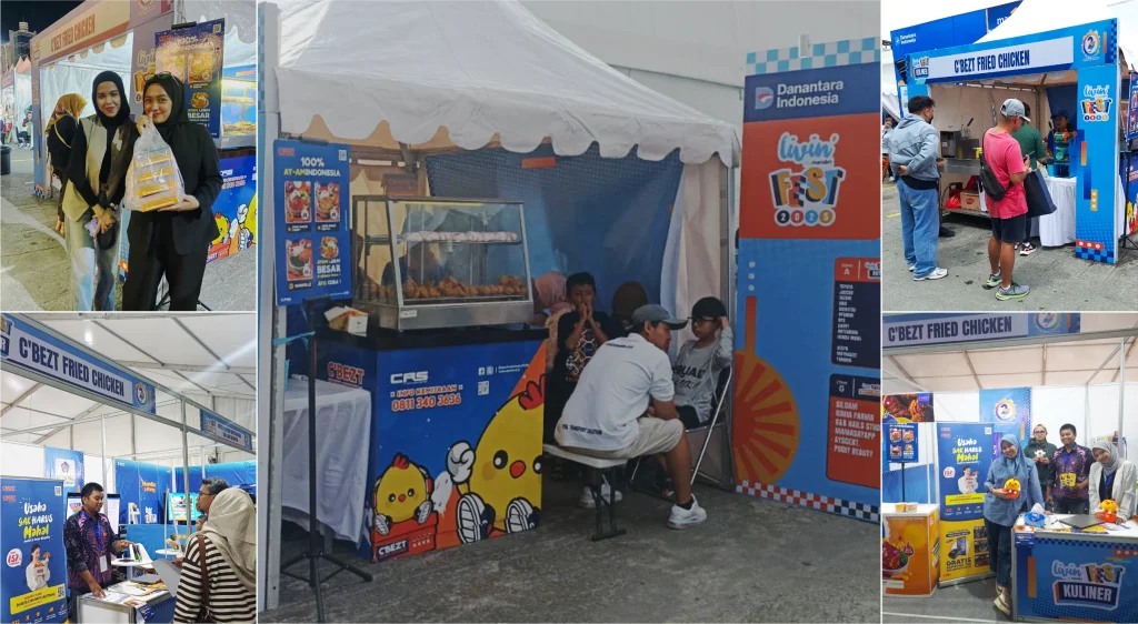 C’Bezt Fried Chicken Meriahkan Mandiri Livin’ Fest 2025 di Kalimantan Timur